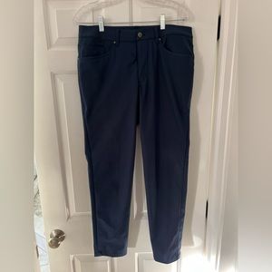 Lululemon 32/30 True Navy Blue ABC Pant 5 Pocket Slim Fit
